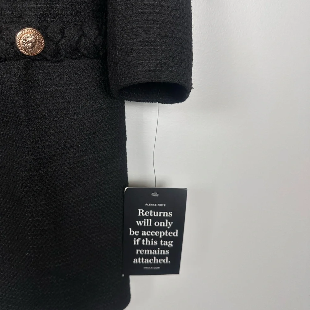 TUCKERNUCK
Black Tweed Long Sleeve Jackie Dress - Picture 9 of 13